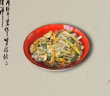 Пшеничная лапша  с курицей