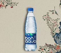 Вода BonAqua с газом