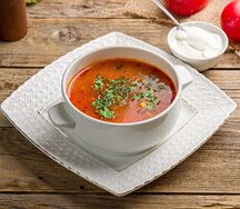 Борщ с телятиной