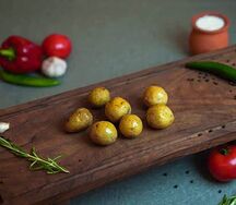 Шашлык из молодого картофеля