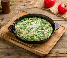 Кюкю с зеленью