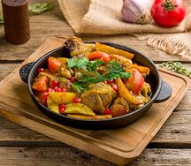 Жаркое из цыпленка по-домашнему