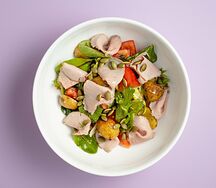 Салат с картофелем и ростбифом