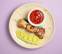Детский шашлык из курицы