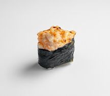 Запеченные суши креветка