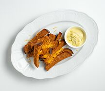 Гренки с сыром и чесноком