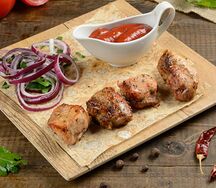 Шашлык из свиной шейки