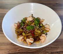 Удон с креветками