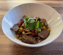 Удон с говядиной