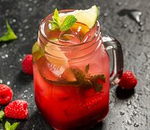 Лимонад малина личи