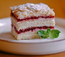 Наполеон с малиной