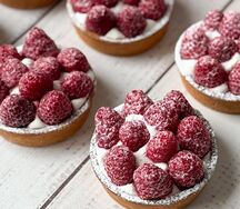 Корзиночка с малиной