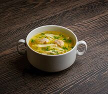 Суп куриный с макарошками