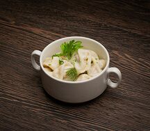 Пельмени с куриным филе
