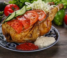 Куры гриль с добавками