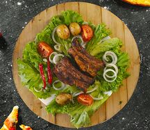 Шашлык из свиных ребрышек