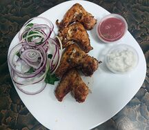 Шашлык из куриных крылышек