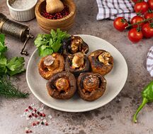 Грибы на углях