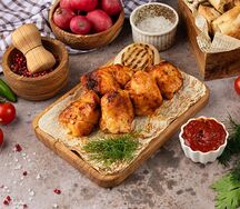 Куриные грудки на углях