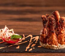 Куриные ножки на углях