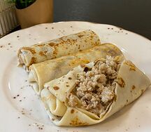 Блинчики с мясом