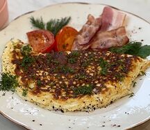 Омлет из двух яиц