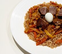 Плов с говядиной