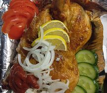 Курица жареная