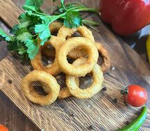 Луковые кольца в кляре