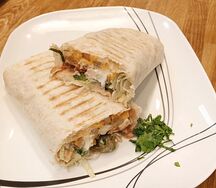 Шаурма с креветками