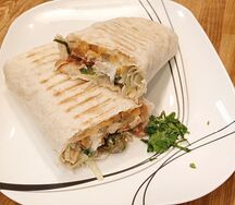 Шаурма сырная большая