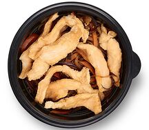 Лапша рисовая с курицей