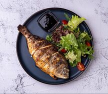 Дорадо на мангале