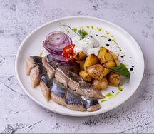 Сельдь с картофелем
