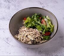 Салат с языком и сельдереем