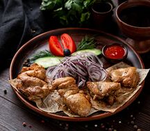 Шашлык из куриного бедра