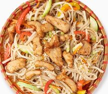 Удон с курицей