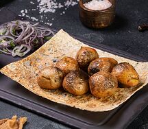Картофель беби на углях