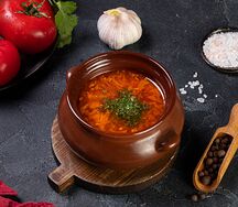 Борщ с говядиной