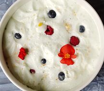 Пшенная каша с тыквой и апельсиновым соусом 