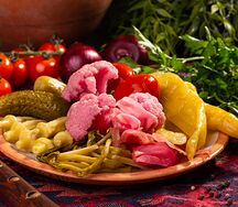 Ассорти домашных солений