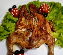 Цыпленок на мангале