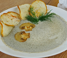 Грибной крем-суп с сухариками 300гр