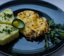 Свинина запеченная с сыром