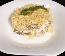 Салат Курица с грибами