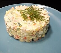Салат Столичный с курицей