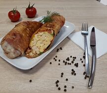 Скрэмбл с курицей