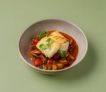 Треска с овощами и соусом маринара New