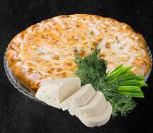 Пирог с зеленью и сыром