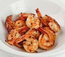 Тигровые креветки жареные